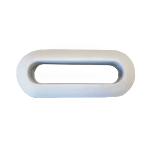 Oval overløbsring hvid - Marbre